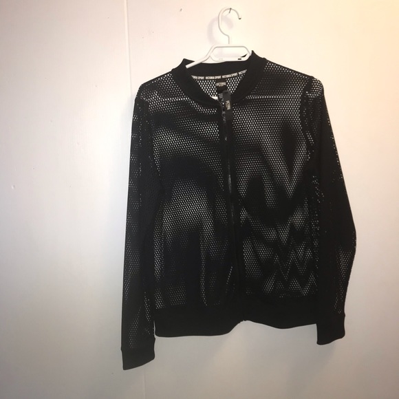 🦋Victoria’s Secret 🦋 Black Mesh Sport Jacket